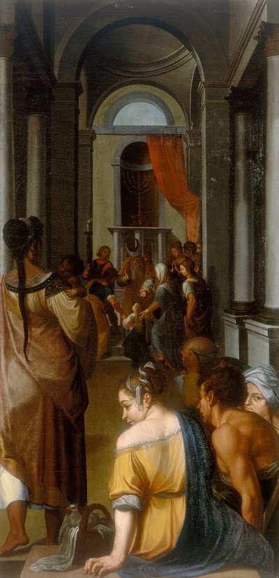 Presentation of the Virgin at the Temple by Ercole dell Abbate